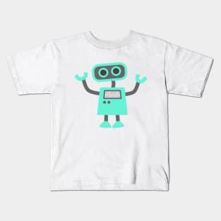 Little Robot Man Kids T-Shirt